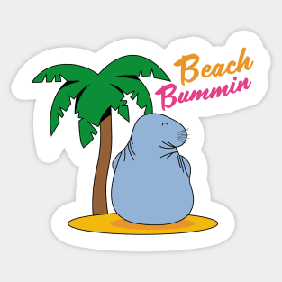 Florida Beach Bummin Sticker